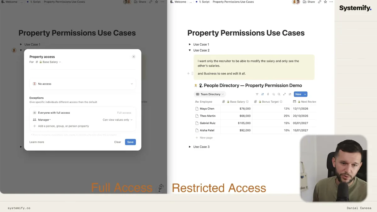 Configuring manager-based access exceptions for salary property in People Directory